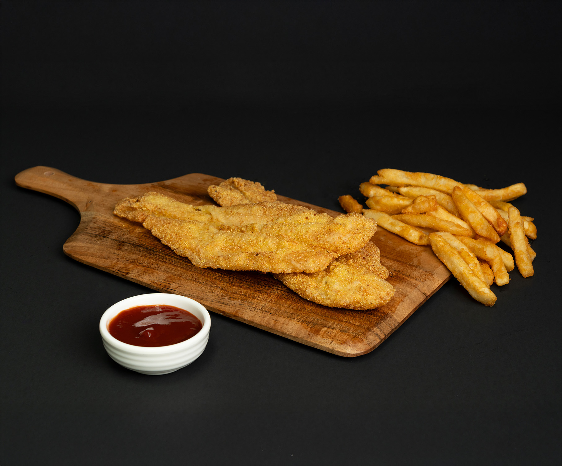 Fresh catfish dinner with signature lemon pepper seasoning